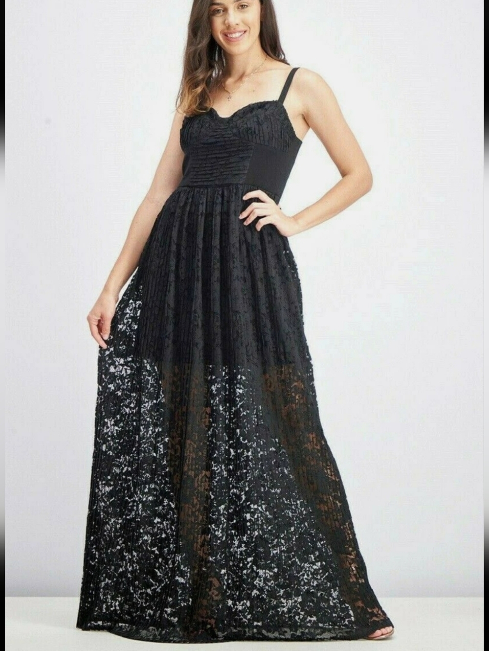 Black Halo Joliette Maxi Dress Black